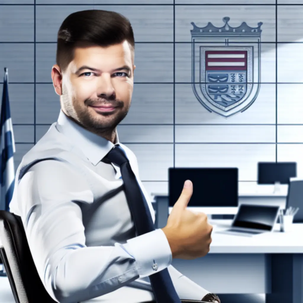 Üzleti ügyfél illusztrációja